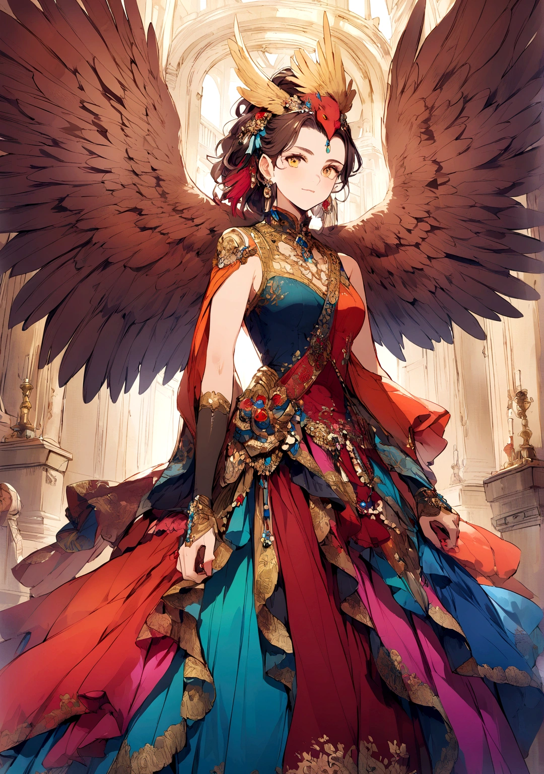 strong and brave hawk