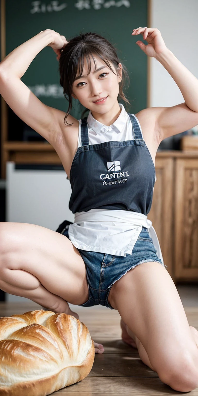 (((Low - Angle:1.4)))、((One hand raised))、((She is wearing a colorful and pop blouse and apron.)),(;have big bread))、(((Spread your legs:1.4)))、,(((beautiful armpits:1.2)))、High resolution、Bakery、-yeld gismile、Finished as in the picture、white and beautiful skin、Focus on small breasts、((beautiful５This finger))、Bakeryの制服を着ています、最high quality、High resolution、Very detailed、masterpiece、Live Shooting:2、Genuine:2、photoGenuineistic:2、very delicate and beautiful、Fine details、Textured skin、Full Shot、、(beautiful face:2)、hot pants、Putting on makeup、Perfectly balanced legs:1.5), Looking at the camera, Angle from above, (((hot pants))), High resolution、未来のBakery、Delicious bread that women will love、Looking at the camera、smile、Finished as in the picture、、(((I have a big loaf of bread)))、(((cute smile)))、((((Eat delicious bread)))))、((I love bread))、(front focus piece:1.3), 
、Cute Apron、Rainbow Apron、Bakeryの制服を着ています、明るすぎるNatural light、Shining sunlight、最high qualityのディテール, Japanese Girls,1 girl, 8K, RAW Photos, 最high quality, Ticker:1.2, Very detailedなRAWカラー写真, Professional photos, (reality, photoGenuineisticです:1.37), (Very detailedな皮膚:1.2), 超High resolutionな, (Lenz 50mm),,絶妙にFine grain,Look at the person watching,Pretty face, Just Mile:1.05),Wide Hips,Straight hair,,Light pink inner color、 white and fine skin、(Very detailedな8K cg:1.2), (hyper Genuineistic:1.35), (photoGenuineisticです:1.45), (reality:1.4), 

(背景はBakery:1.1)、Sexy upward glance, 、Very detailed、masterpiece、最high quality、Ultra-high resolution energy A、8KのHigh resolutionにより、Transparency as shown in the photo、Fine grain、Expression of gradation、Perfect anatomical figure ,hard disk、Ticker (English) 、 Nikon Z9 80mm Lens ,、明るすぎるNatural light、Shining sunlight、、Ultra slim body、Slender model figure、beautiful姿勢、, 最high quality, 8K, RAW Photos, Confused, Award-winning portraits, shy smile, shy smile, , Delicate girl,, Digital SLR, View your viewers, Frank, Sophisticated, Thin arms, Professional Lighting, Film Grain, chromatic aberration, (Fine grainと顔:1.0), Live Shooting、(((A portrait of extreme beauty)))、((Glowing Skin))、1 girl、16 year old beautiful girl from Prague、Bright expression、((Platinum Blonde Hair))、[Big blue eyes that sparkle like jewels]、Shiny skin、silky super long Straight hair、eyeliner、beautiful前髪、Hair around the eyes、最high quality、Very detailed、Film Light、Intricate details、High resolution、Very detailed))、Detailed Background、8KUHD、Digital SLR、Soft Light、high quality、Film Grain、Fujifilm XT3 、Shallow depth of field、Natural light、(((Spread your legs:1.4)))、Pieces fly、High resolution、Bakery、16-year-old girl、smile、Finished as in the picture、white and beautiful skin、Focus on small breasts、最high quality、High resolution、Very detailed、masterpiece、Live Shooting:2、、neon hair clip,masterpiece、最high quality、
One girl,Ives Girl,beautiful照明,(((Anyone can see the D logo.:9)))