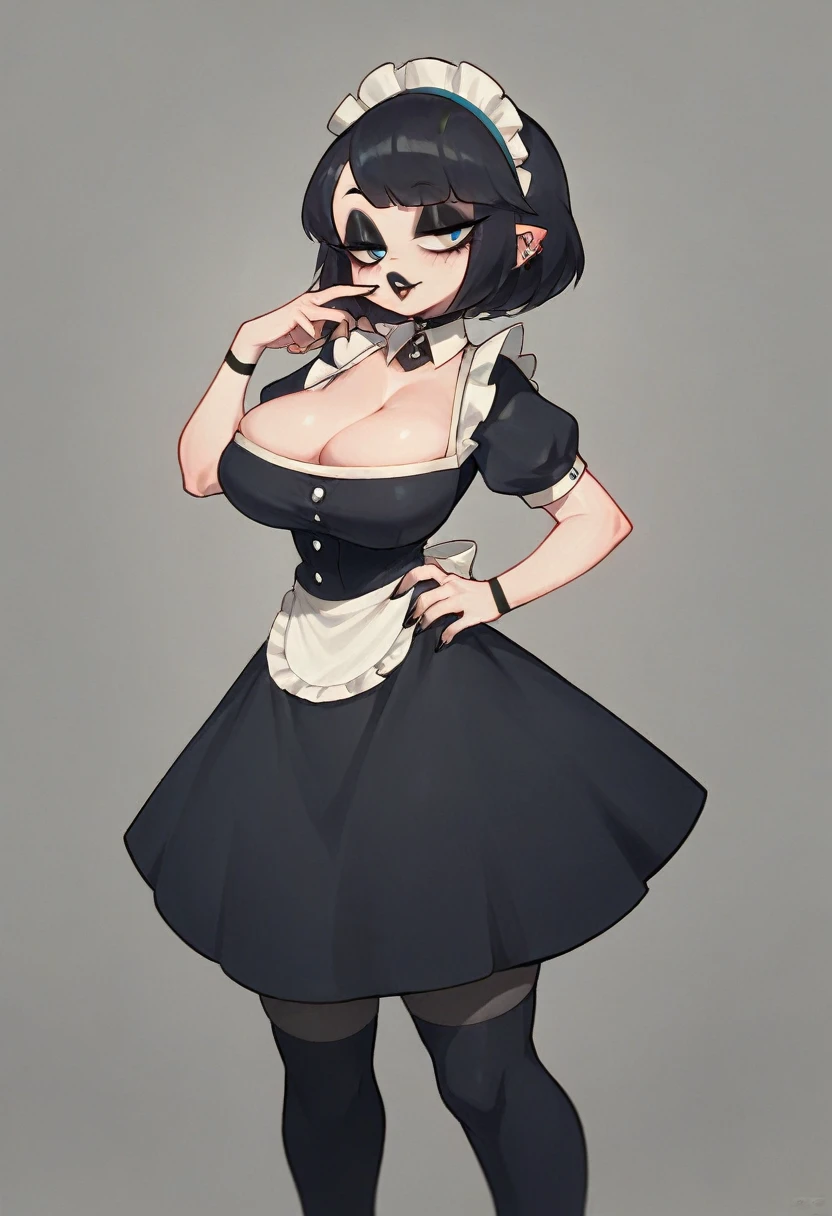 Marie fnia maid goth fofa foto 4k