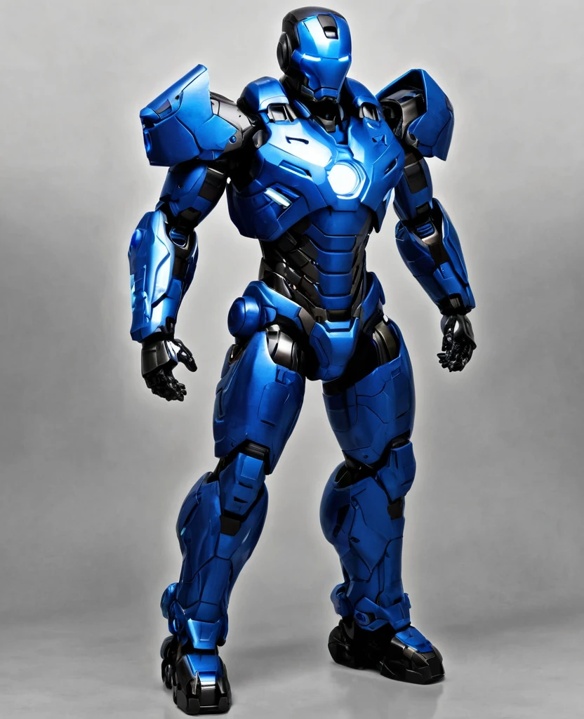War machine, black and blue random colour, heroic, full body list, war machine (black blue colour)