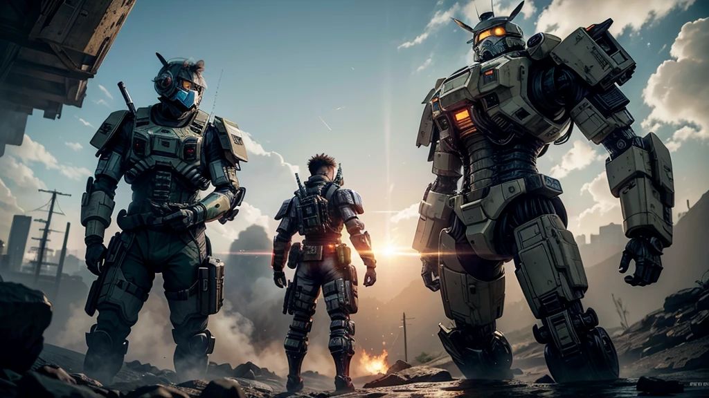 a mecha titanfall style in the jujutsu kaisen universe but ancient