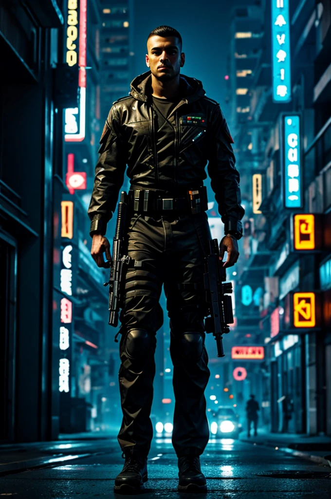 cyberpunk soldier