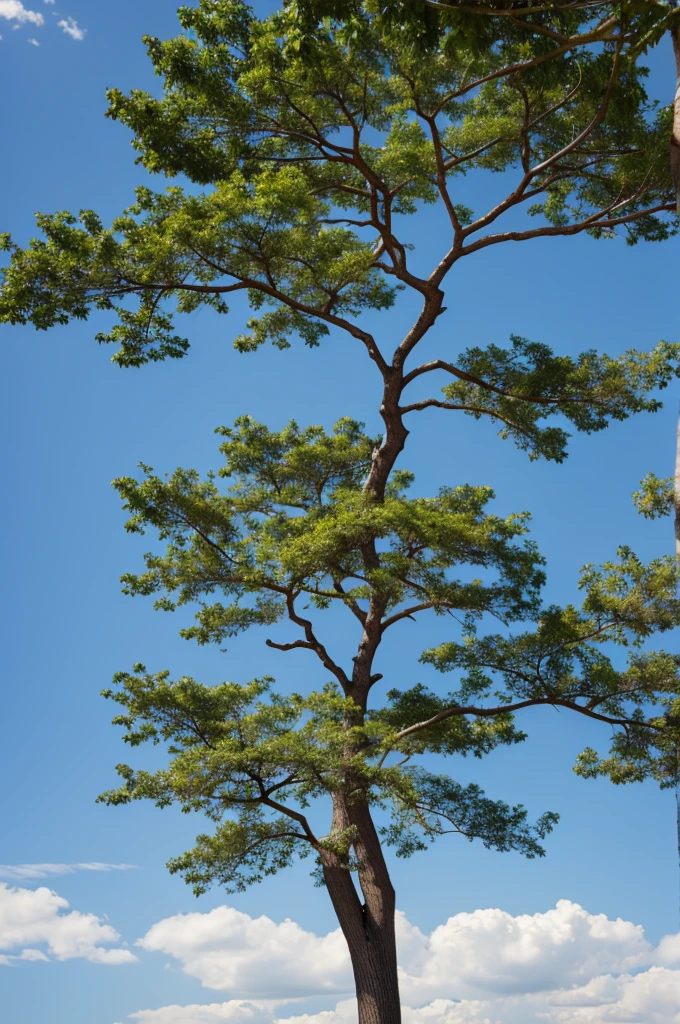 A tree that with its branches signs the word Erika