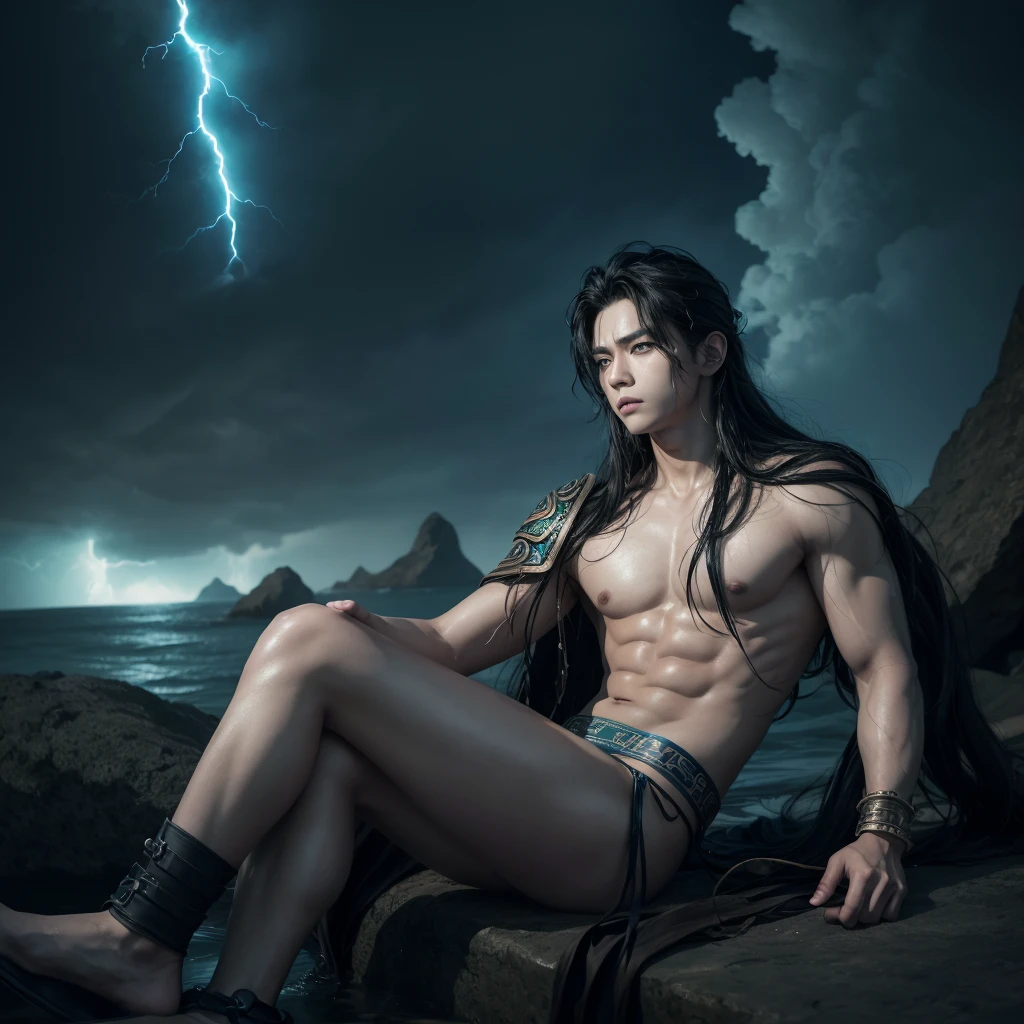 PARK JIMIN actor and kpop idol more realism in hair and clothing Create an image of the god Tláloc with black hair, freckles and blue eyes, highlighting his Asian appearance and similarity to a kpop idol. Imagine Tláloc with Asian facial features and a penetrating gaze that reflects his power as a rain god.. Make a representation of Tláloc with tanned skin and a youthful appearance, similar to a kpop idol, but with the imposing presence of a pre-Hispanic god.He portrays Tláloc with a serious and determined expression, that shows his importance as a deity in Mexica cosmology, but with a modern and youthful touch. Create an image of the god Tláloc with a contemporary look, but maintaining its distinctive features such as black hair, freckles and blue eyes, highlighting its connection with nature and water. Create an image of the pre-Hispanic god Tláloc with black hair, freckles and blue eyes, surrounded by clouds and lightning. It represents the god Tláloc with his characteristic serious and kind face., carrying with him a jug full of water.Imagine the god Tláloc with his clothing adorned with aquatic motifs, like fish and snails, and her black hair flowing like waterfalls.Make an illustration of the god Tláloc on his jade throne, with his blue eyes looking compassionately at humanity as he protects the crops and brings rain. Create an image that represents the duality of the god Tláloc, showing his fierce appearance during storms and his peaceful appearance when he brings fertility to the land. Describe a un chico que sea increíblemente delicado y sencillo, con una personalidad reservada y tímida. Crea un personaje masculino que sea extremadamente discreto y cauteloso en sus acciones, con una delicadeza única en su forma de hablar y actuar. Imagina a un joven que se destaque por su timidez y su sensibilidad, siempre mostrando una ternura y delicadeza en sus gestos y palabras.
Describe a un chico que sea extraordinariamente delicado y gentil, con una timido