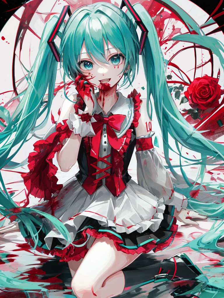 hatsune miku, blood
