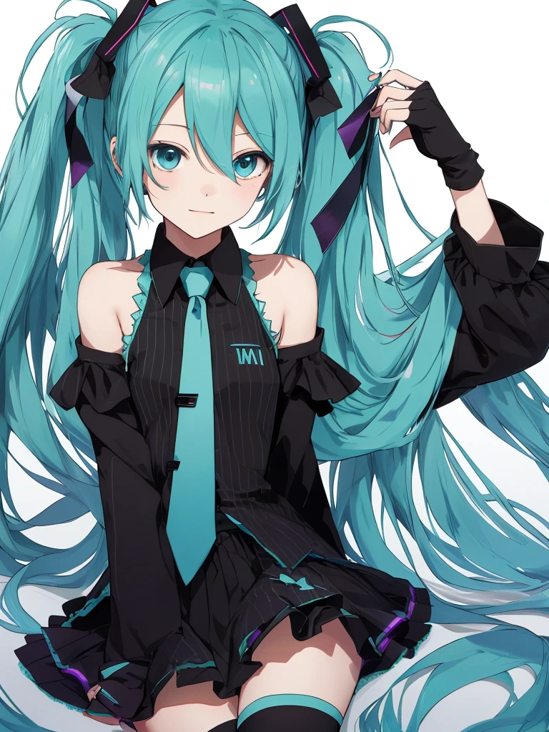 hatsune miku, dark witch