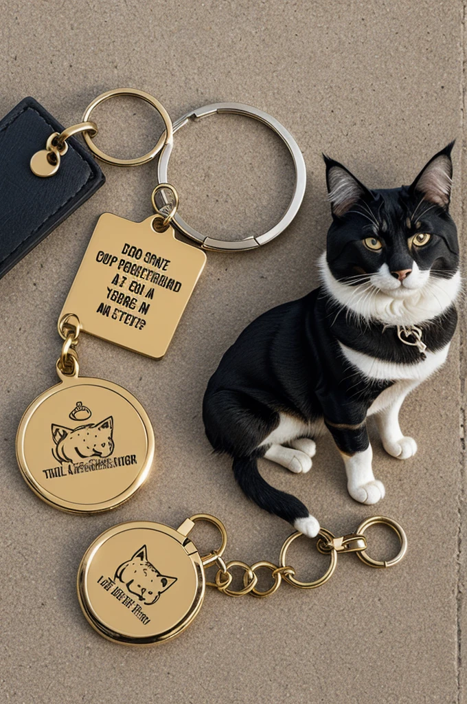 Dogs are prohibited from carrying cats keychain