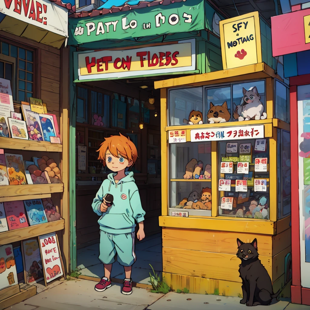 Little eyes went here with a pet store