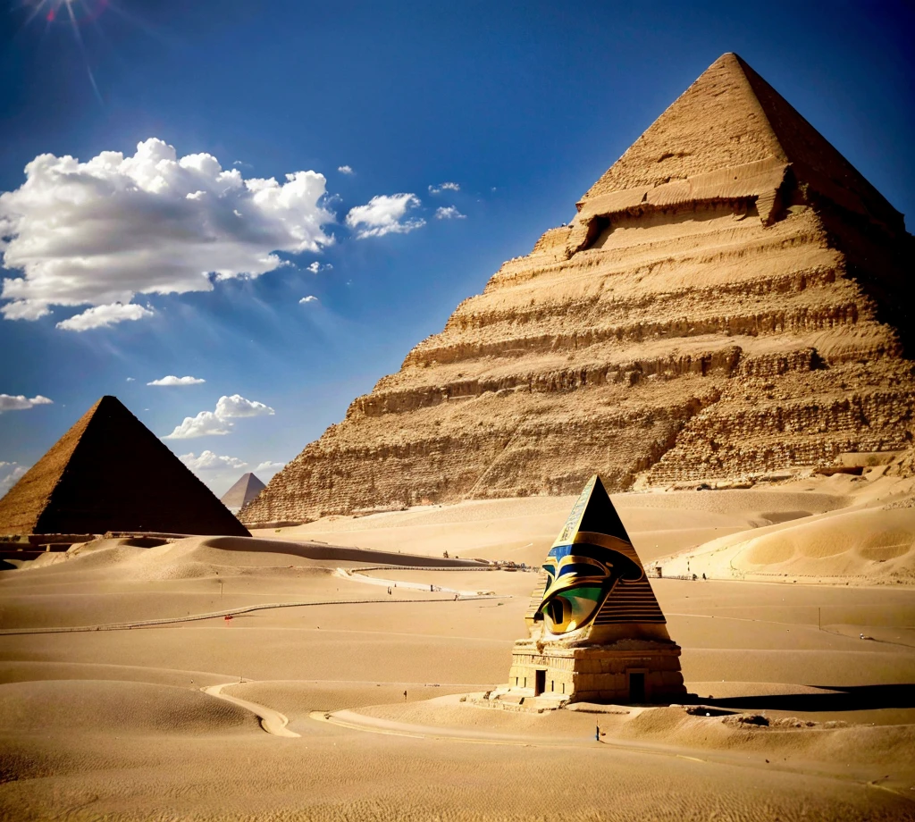 Eye of Horus, pyramid, Egypt Pharaoh.