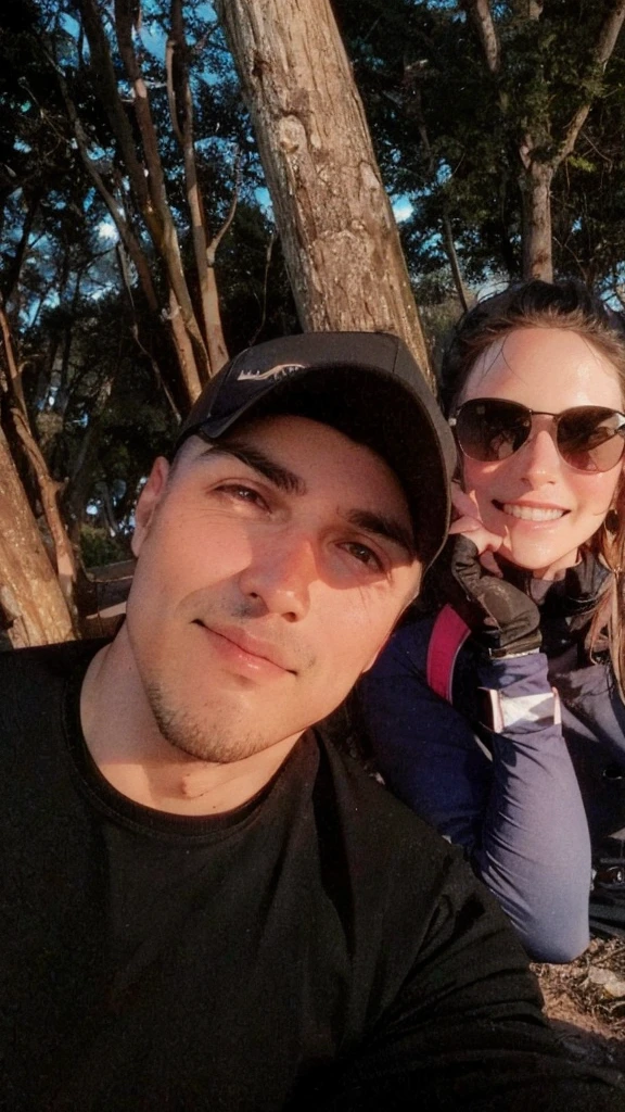 Photo with cap looking forward 