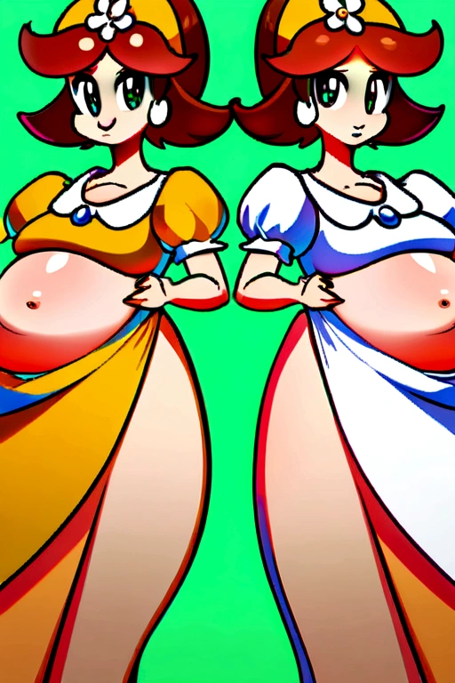 Princess Daisy, big belly
