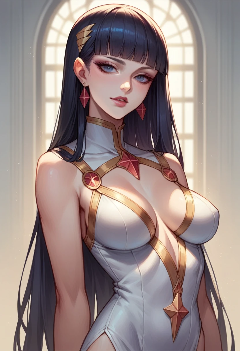 The Virgin Saint Martha, vivid colors, Beautiful face, good background