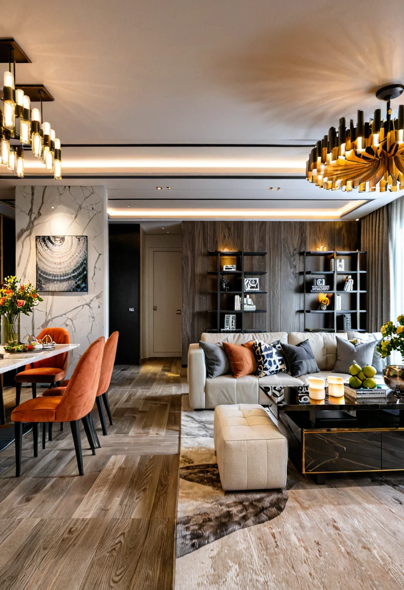Raw photo, Masterpiece, high quality, best quality, authentic, super detail, interior livingroom
