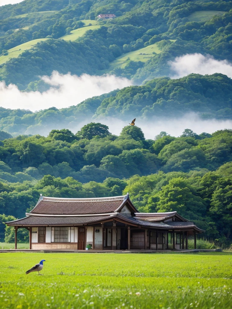 Highest quality、countryside、station、Bird's-eye view、Highest quality、4K