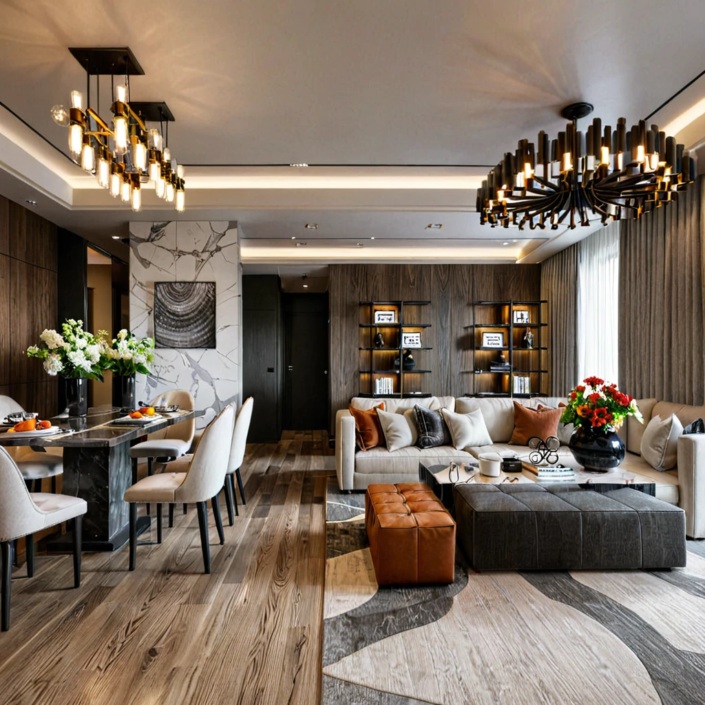 Raw photo, Masterpiece, high quality, best quality, authentic, super detail, interior livingroom
