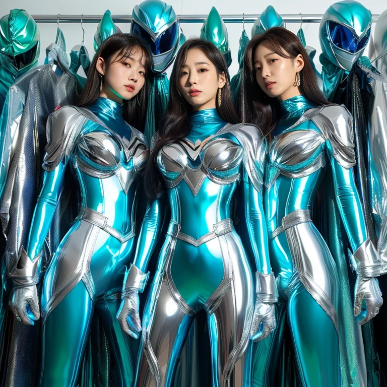 best image quality、Super high resolution、(Realism:1.4)、Korean beauty star、The most beautiful KPOP star、horny face、Horny Korean makeup、erotic expression、A body that makes you want to touch it、erotic photos、((Realistic shiny satin fabric texture、High-gloss stretch satin fabric that is smooth and smooth to the touch.、The drape of the curved part of the shiny satin fabric、strong shiny costume、The smooth and beautiful quality and luster of the costumes、A shiny costume made of high-quality satin fabric with high density.、Smooth to the touch oil light liang ice 縝绸 ultra-class battleship skin coat COS、Super Sentai Women's Heroine Suit、Texture of costumes that satin fetishists respond to、Thin, glossy stretch satin fabric)),8K photo quality