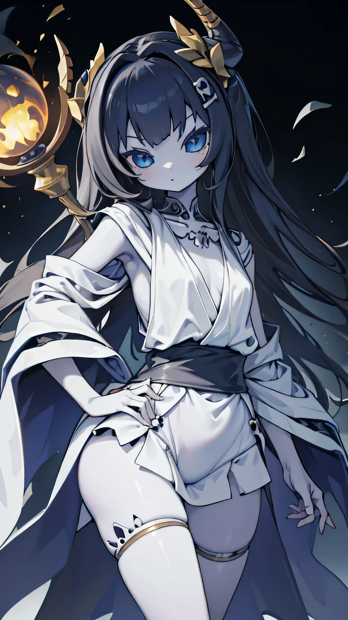 Big ass loli，White silk tights，Pluto，hades，Spooky style，Dark style，Dark Style，Greek style，Greek clothes，Netherworld Theme，Death Theme，Little Loli，BIG ASS，BIG ASS，Pale skin，Pale skin，Pale skin，Greek stylegown，Skeleton Card，BIG ASS，Smile，Close-up above the waist，Close-up above the waist，Upper body close-up，gown，希腊gown，Skeleton Video，Skeleton decoration，Bones on clothes，Robe hem，Robe hem，thigh，Sexy Thigh，hades background，Background of the Underworld，Dark Background，cute， girl，cute，cute，Front view，CharacterFront view，Skeleton，Skeleton，throne，Smile，Smirk，Hypertrophic thigh，Sexy Thigh，thigh，thigh，cute，White silk tights，White silk tights，laurels，Skeleton decoration，Bone Hair Clip，Bone Hair Clip