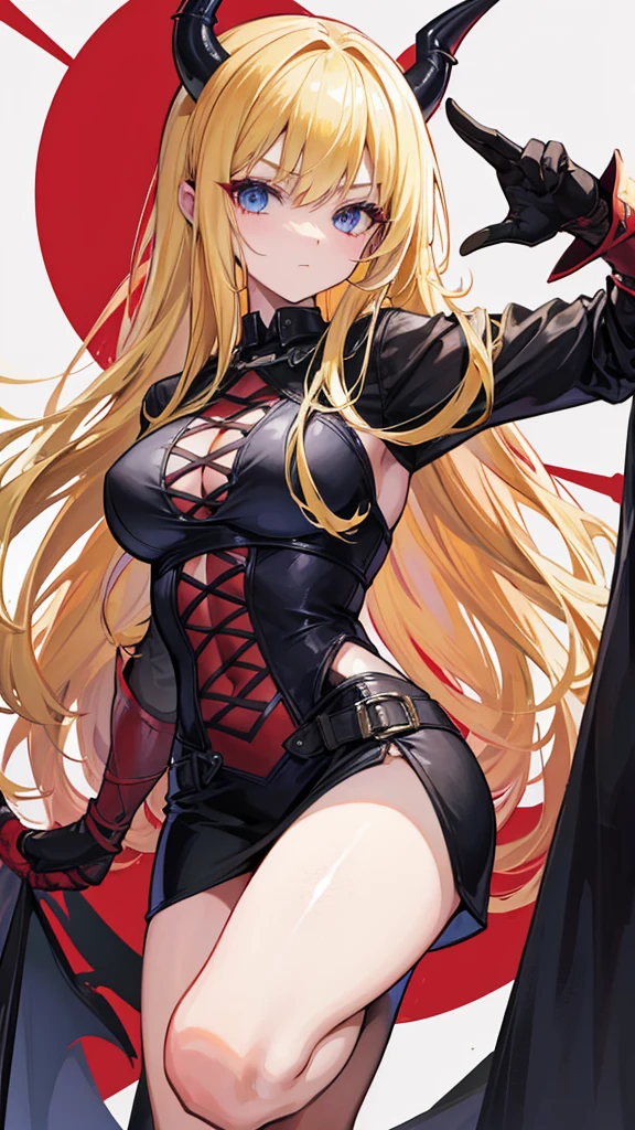 Seras,hellsing,detailed face,long blonde hair,breasts,large breasts,breast focus,beautiful detailed eyes,full lips,porcelain skin,vampire fangs,fierce expression,perky nose,waist-length hair,straight hair strands,vigorous body,well-toned muscles,fit physique,tall and slender body,battle-ready stance,red uniform,red jacket,black gloves,silver tiara,ornate cross necklace,dark atmosphere,gloomy background,ominous lighting,nighttime scene,dark shadows,high contrast,dramatic angles,vibrant colors,dynamic composition,mysterious aura,vampire powers,intense action scene,inspired by Gothic art,horror aesthetic,stylized interpretation,Bernadotte mansion,intricate details,realistic textures,bokeh effects,photorealistic rendering,ultra-detailed lines,high-res masterpiece,professional artwork,studio lighting,HDR enhancement, exposed thighs, thicc figure, sexy, naked thighs, rip van winkle