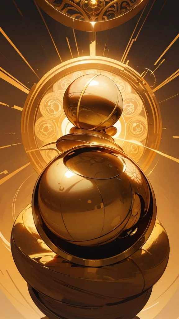 beautiful detailed golden halo,8 golden spheres surrounding the halo,each sphere represents a superpower emotion,highly detailed fantasy digital art,cinematic lighting,vibrant colors,intricate design,masterpiece,8k,photorealistic