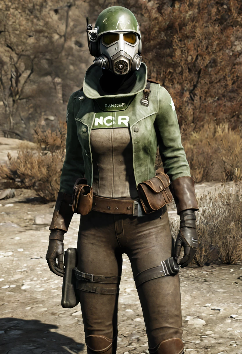 female, NCR Ranger, no helmet,