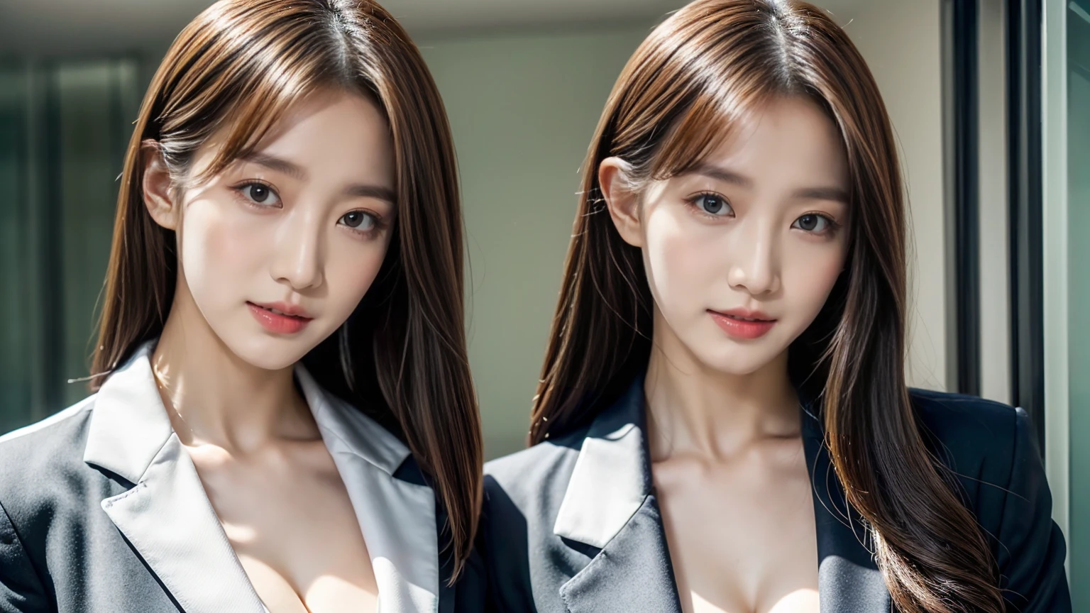 Realistic cosmetic doctor、Stunningly beautiful、Doctor&#39;s white coat, Collared shirt、(quality、8K、32k、masterpiece、North African Trade Zone:1.3)、Ultra-high resolution,(Reality:1.4),Original Photography, Detailed face,,Beautiful hair, ((Doctor style)),,((Leg length)), （Thigh gap：1.5）， , Black tight skirt、 Natural Makeup,, full、Inside the hospital, Detailed background, perfect ligthing, Depth of Field, Beautiful shadow gradient,Stethoscope ,