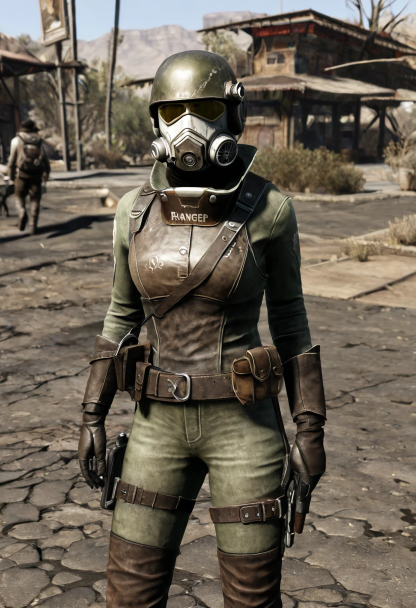 female, NCR Ranger, no helmet,