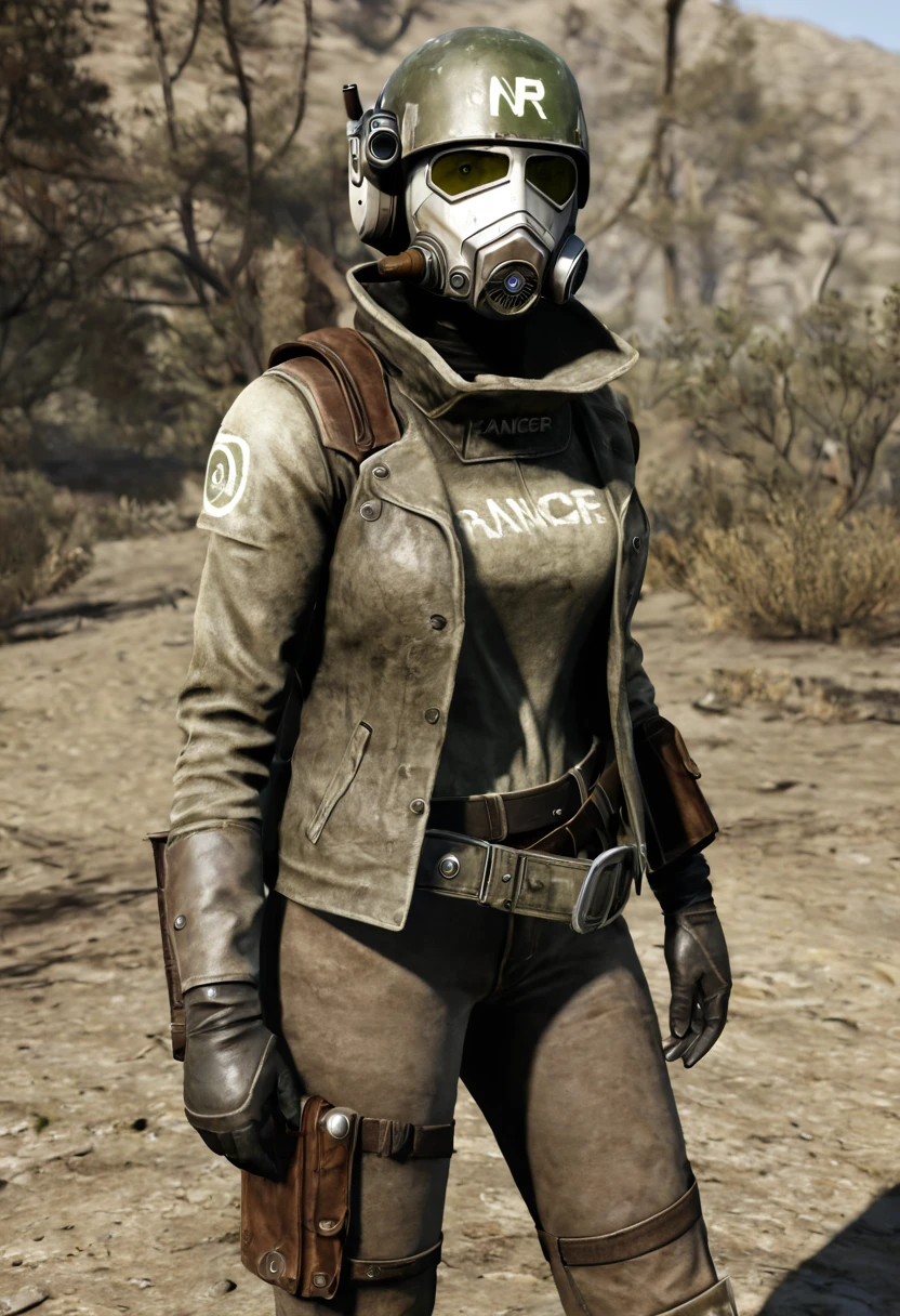 female, NCR Ranger, no helmet,