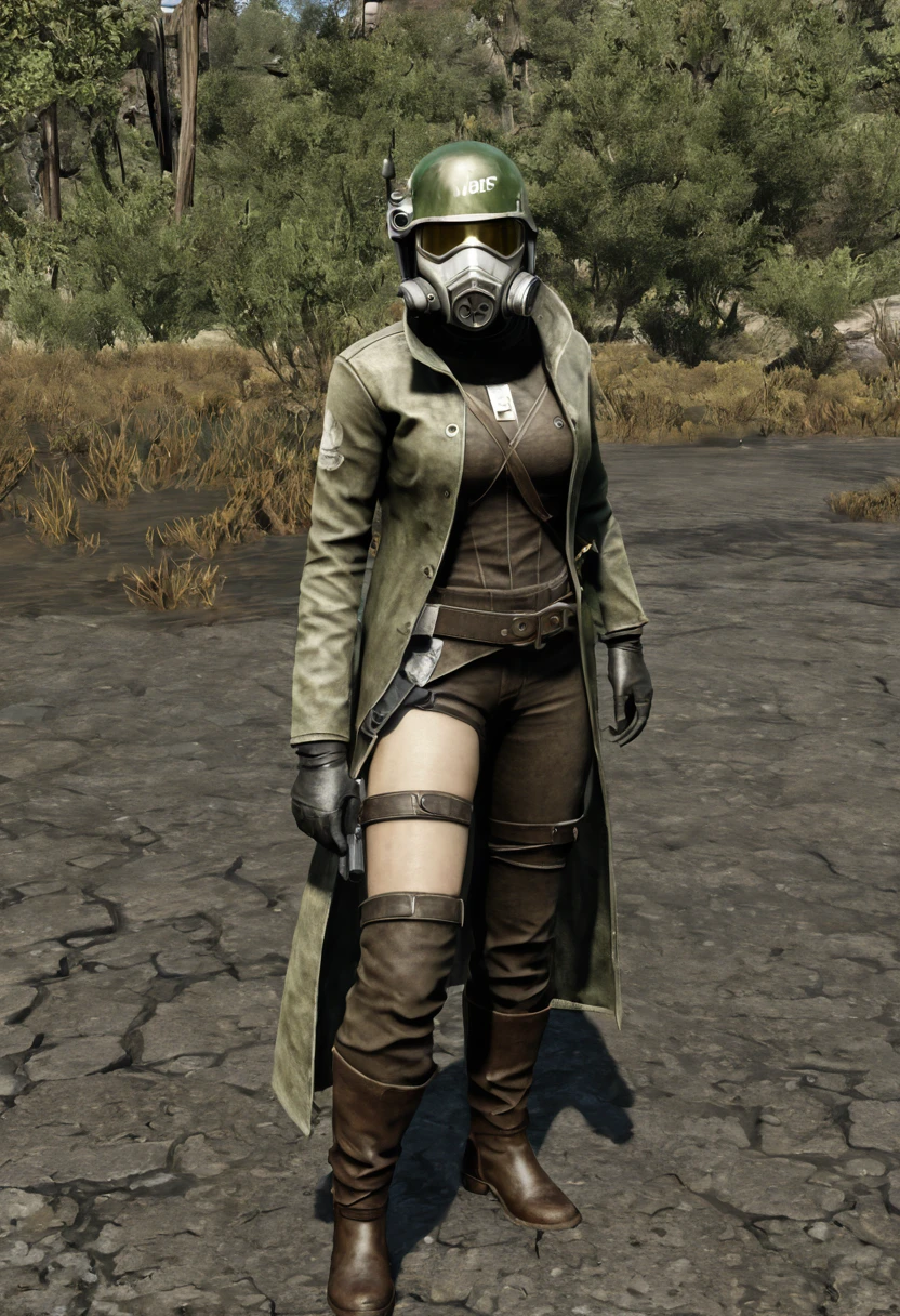 female, NCR Ranger, no helmet,