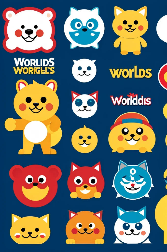 Logo mascots world