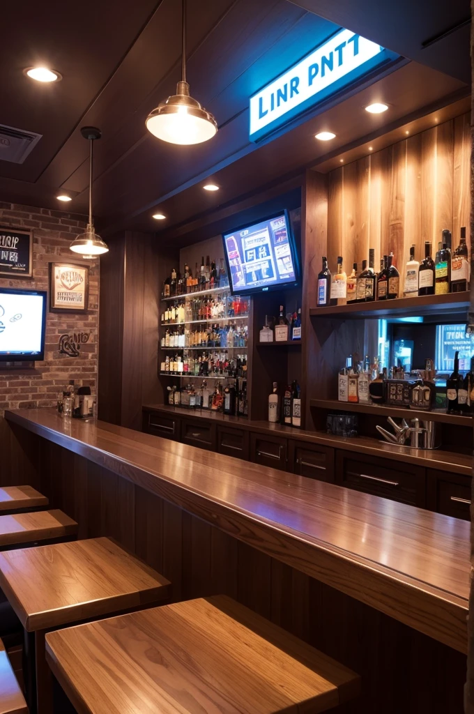 Logo of a bar and deposit called right point