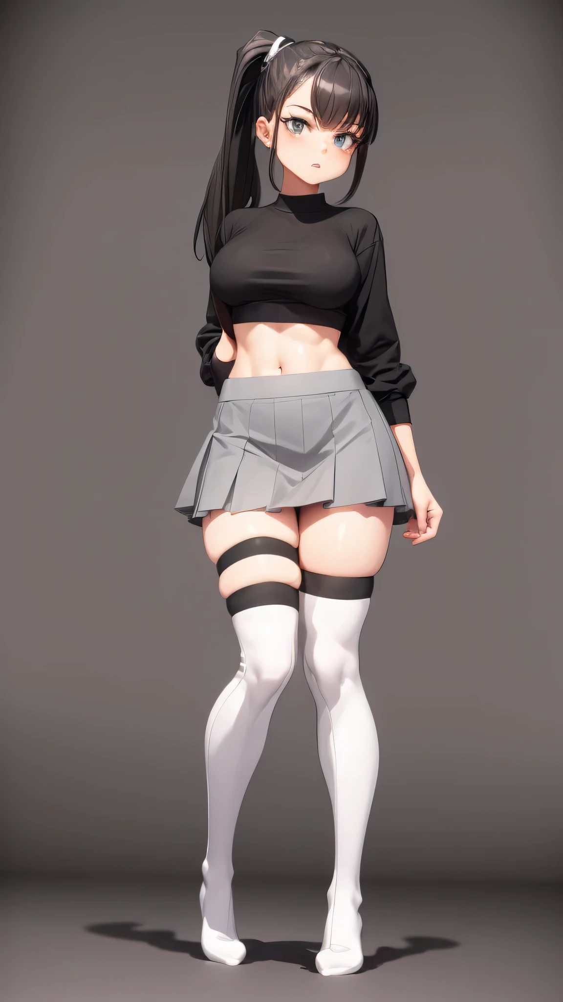 nobody, 1 girl, alone,bikini,Headless, no hands, no legs, no weapons, No weapons, Simple background, whole body,Super detailed,(best quality),((masterpiece)),(high resolution),The original,extremely,hair,(\shan hu gong xin hai\),long hair, bow