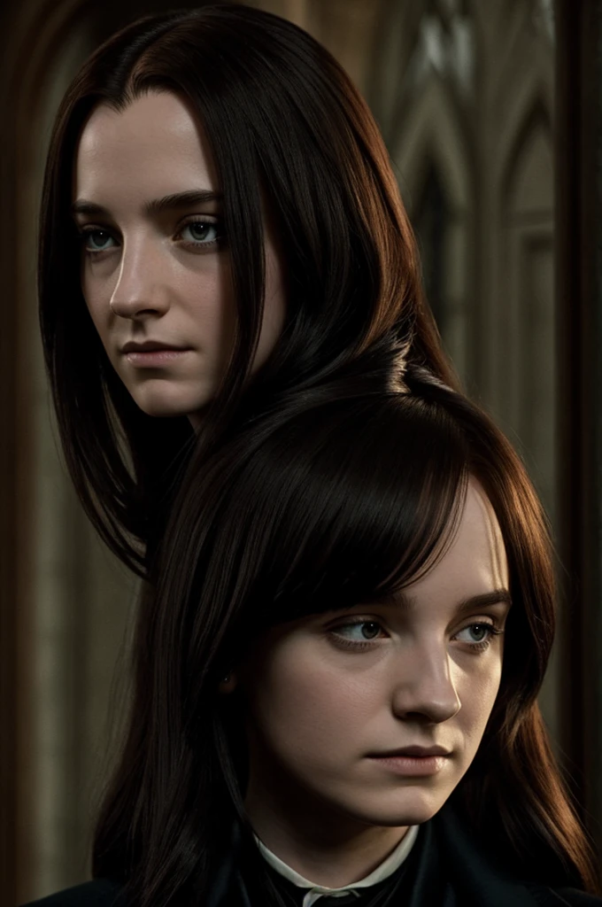 What a Daughter between Severus Snape and Lily Evans would look like (from the movie Harry Potter)
