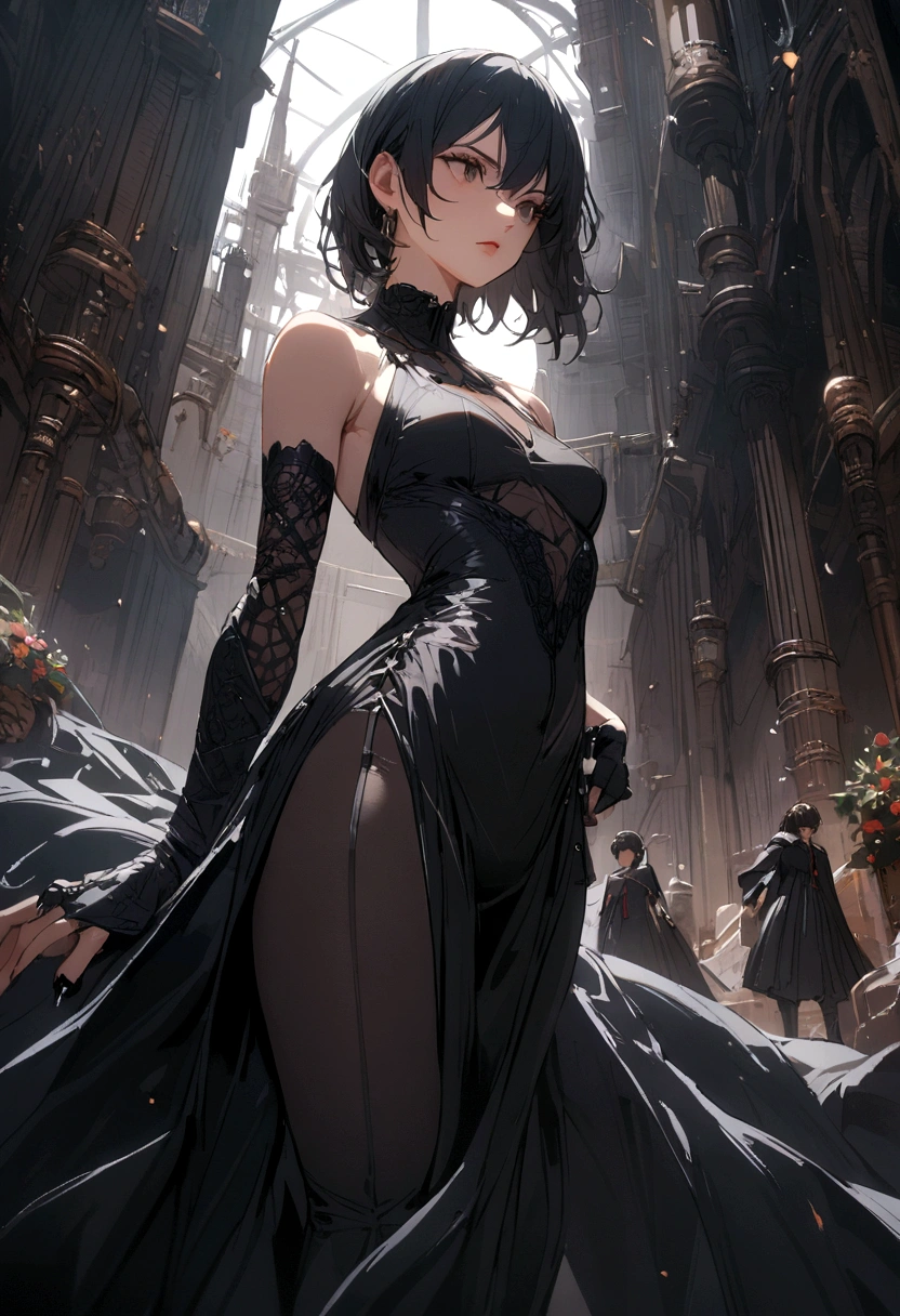 Saba black dress tight