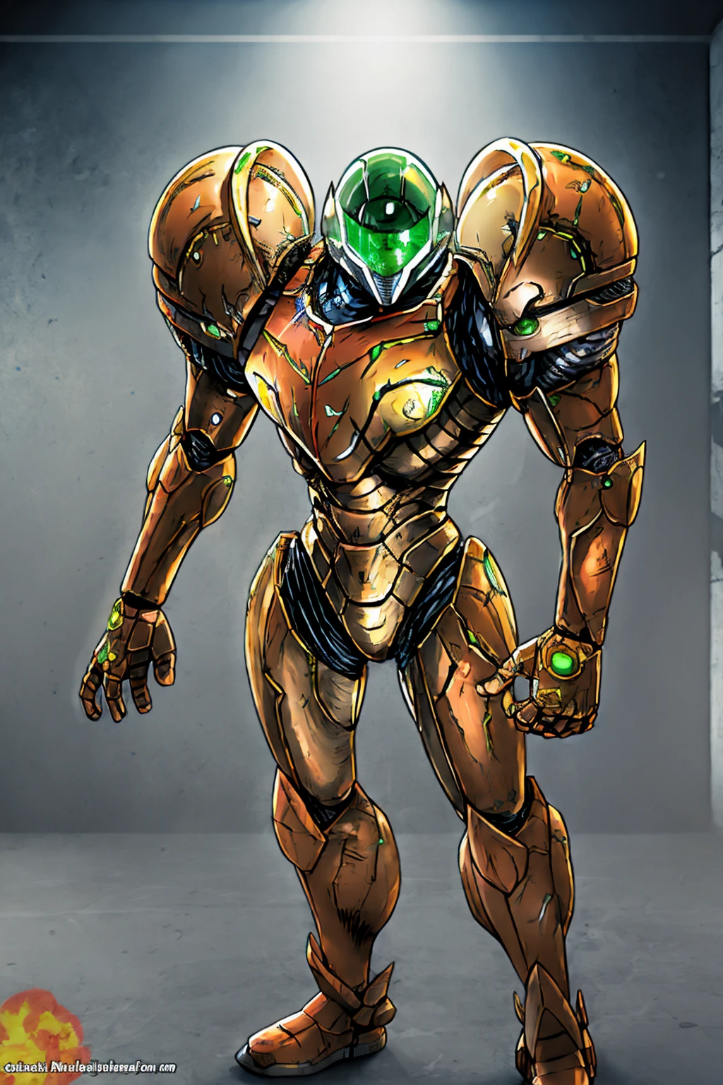 Samus Aran as a mideval knight