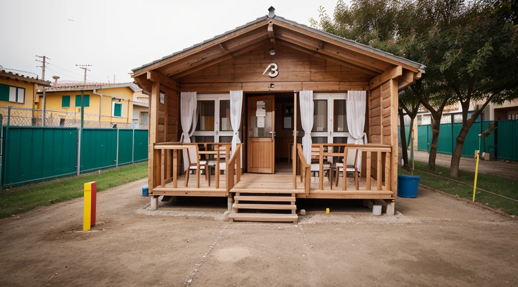 kindergarten wooden hut, montestori preschool