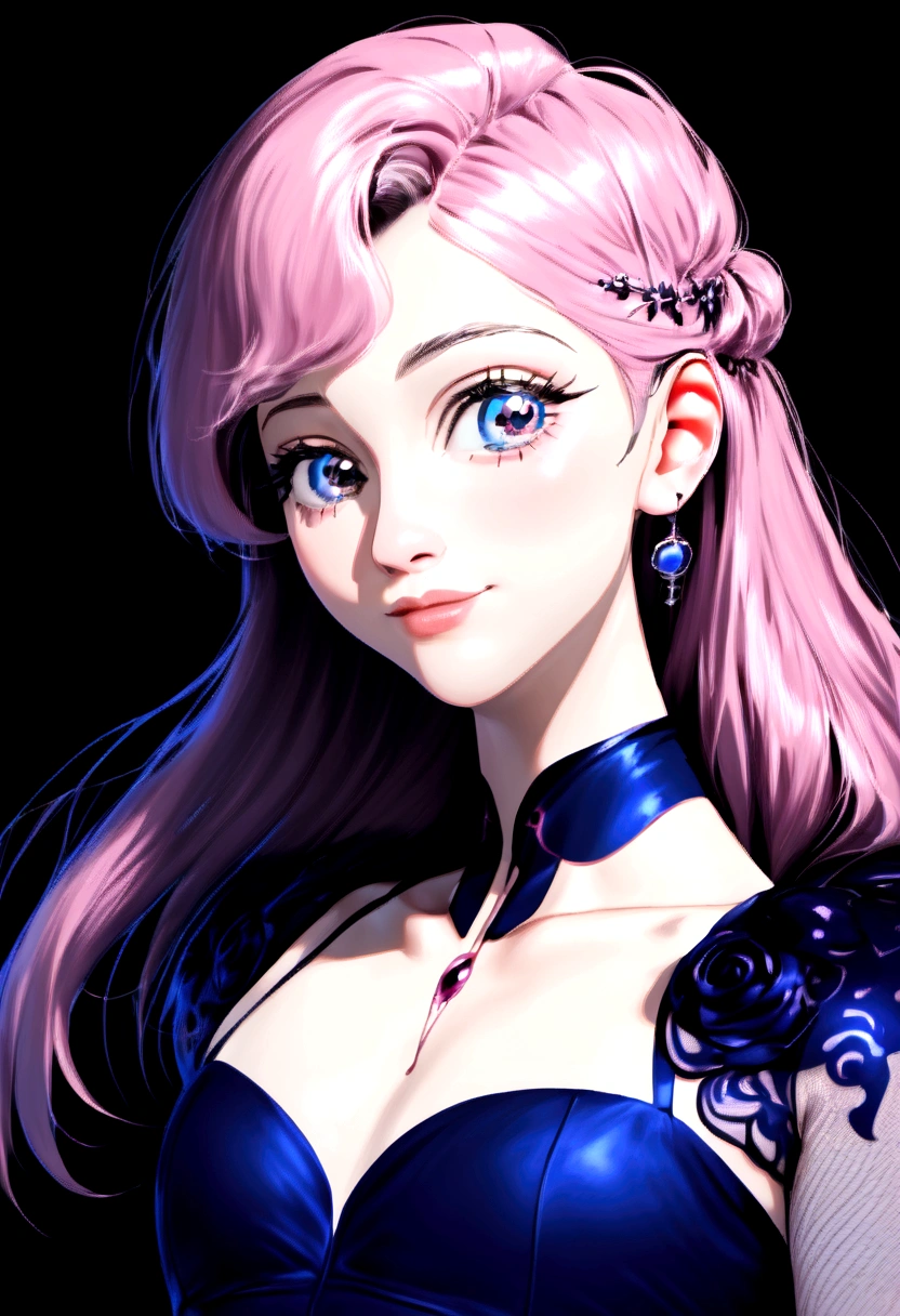 a beautiful androgynus anime character, fairy tale outfit with cyberpunk elements, hdr, 8k, highres, masterpiece, ultra-detailed, photorealistic, sharp focus, vivid colors, cinematic lighting, intricate details, ethereal atmosphere, futuristic fantasy, striking contrast, elegant pose, mesmerizing expression