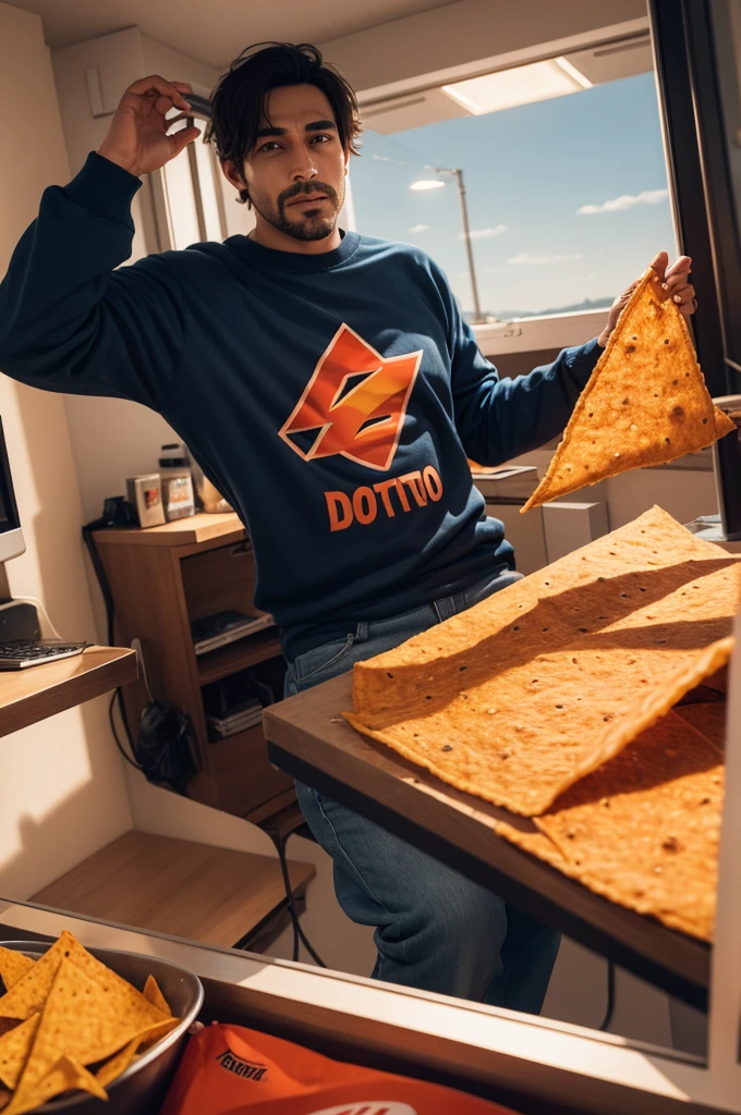 A man who likes doritos