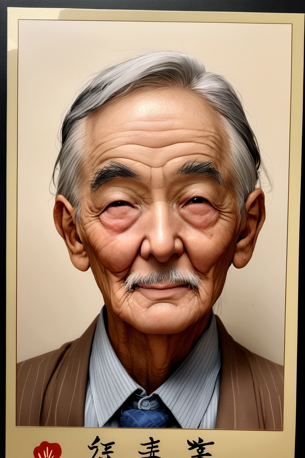 Grandpa ID photo Japanese