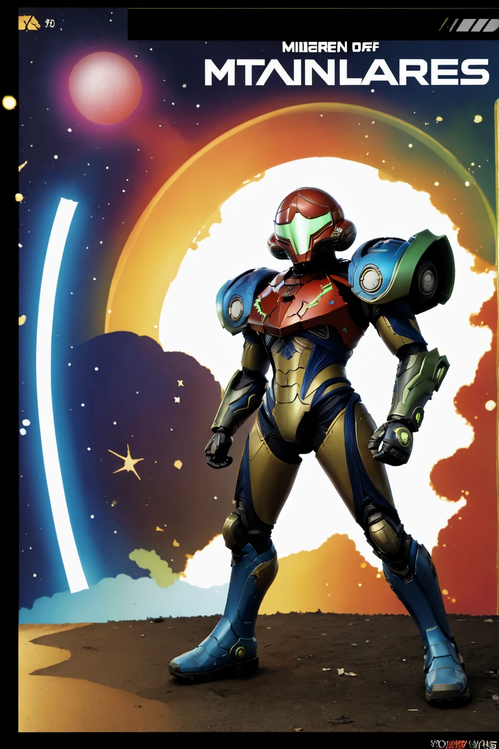 Samus Aran as a mideval knight