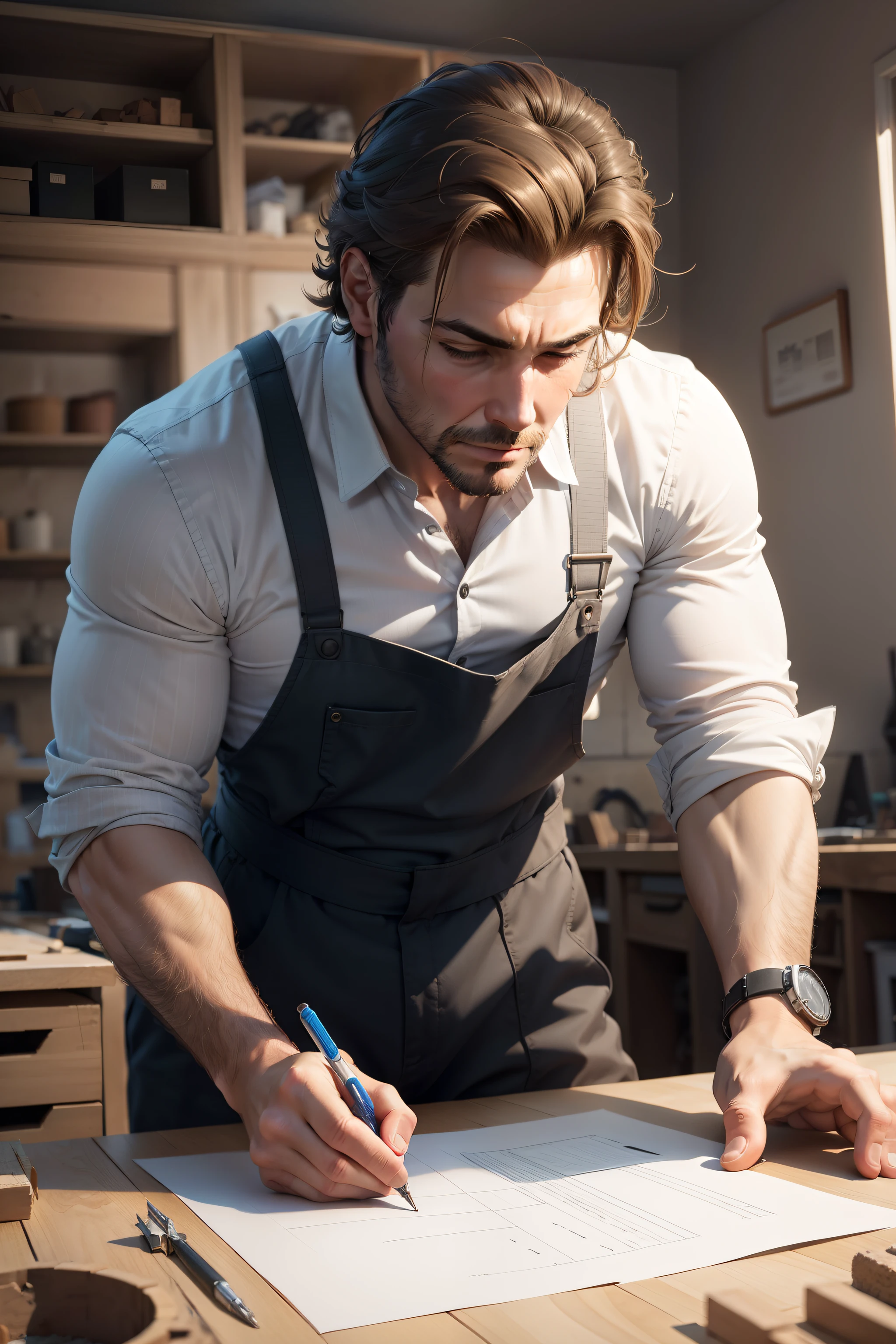 A man building your project