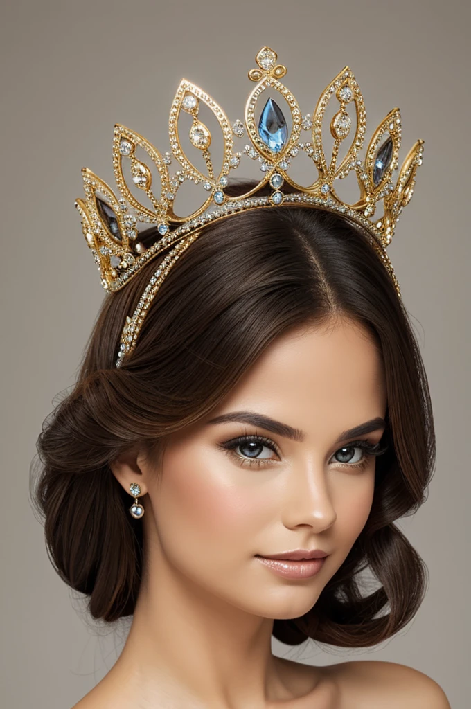 create a elegent pageant crown
