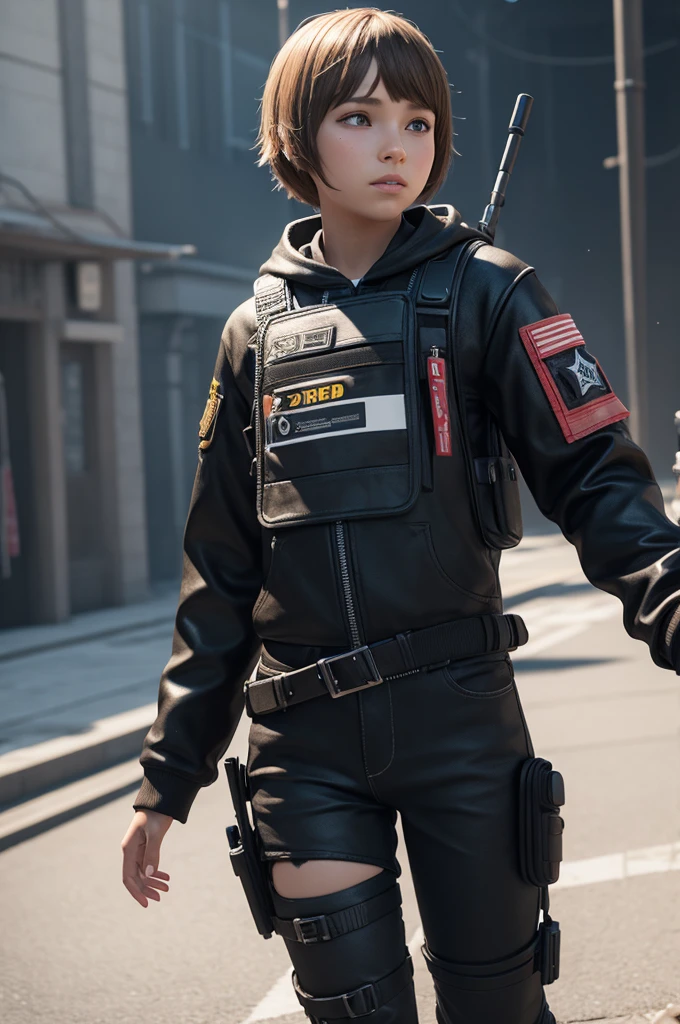 3d character,a 10 year old YouTuber free fire player