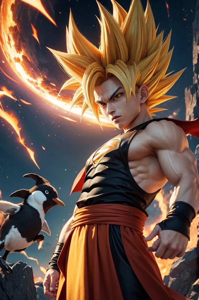Super Saiyan Penguin