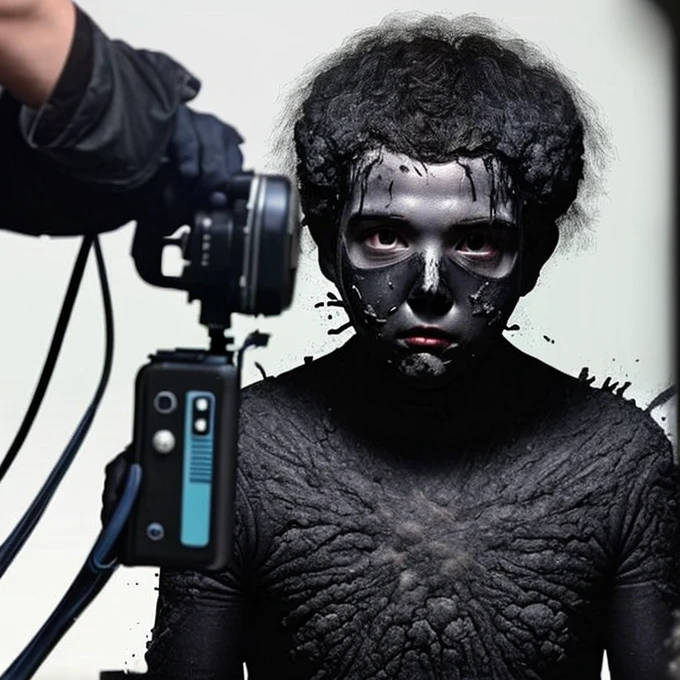 Boy electrocuted and covered in soot while filming comedy movie