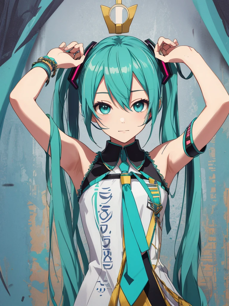 hatsune miku, egyptian clothing