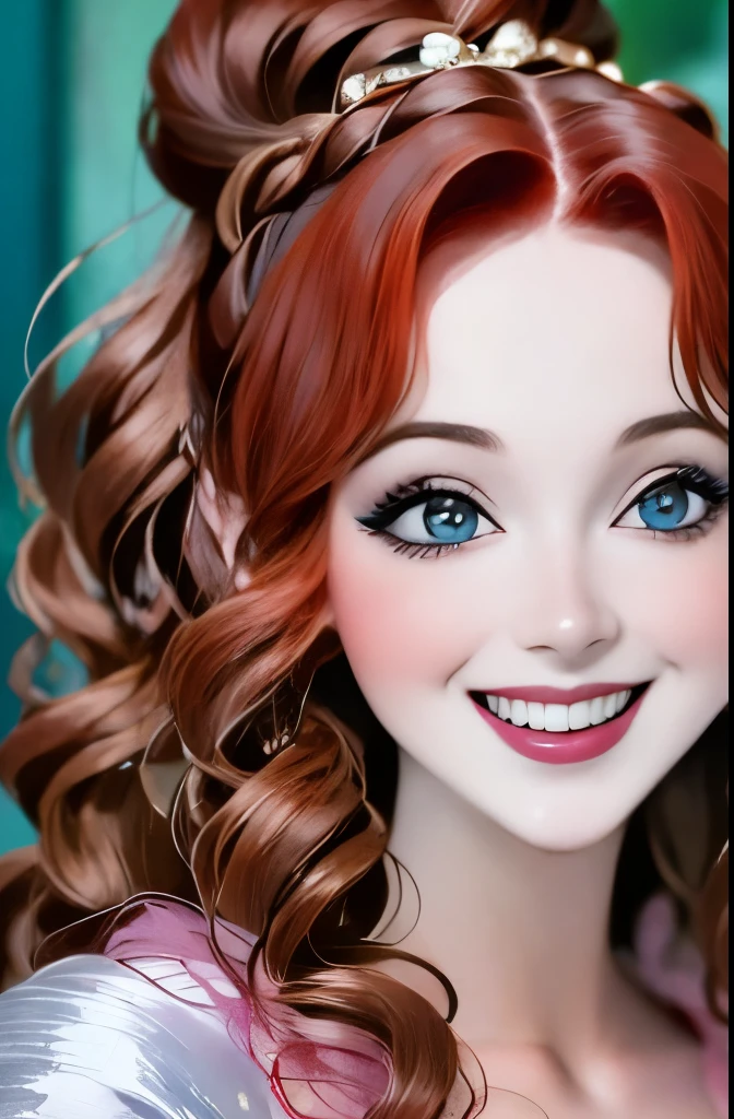 A full color portrait of a beautiful woman wearina a 15th-century royal attire, The Other Boleyn Girl movie set,lipstick,epic character composition,by ilya kuvshinov, alessio albi, nina masic,sharp focus, subsurface scattering, f2, 35mm, film grain , reddish hair