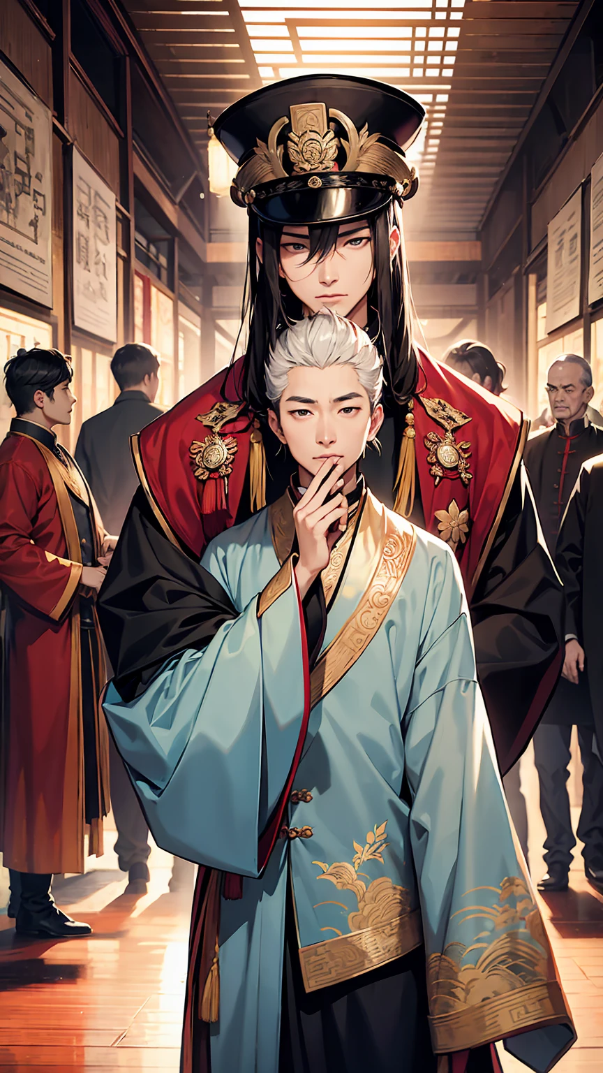 Chinese Emperor，Princely，Literary Men，Characters of the ages，celebrity，Group photo