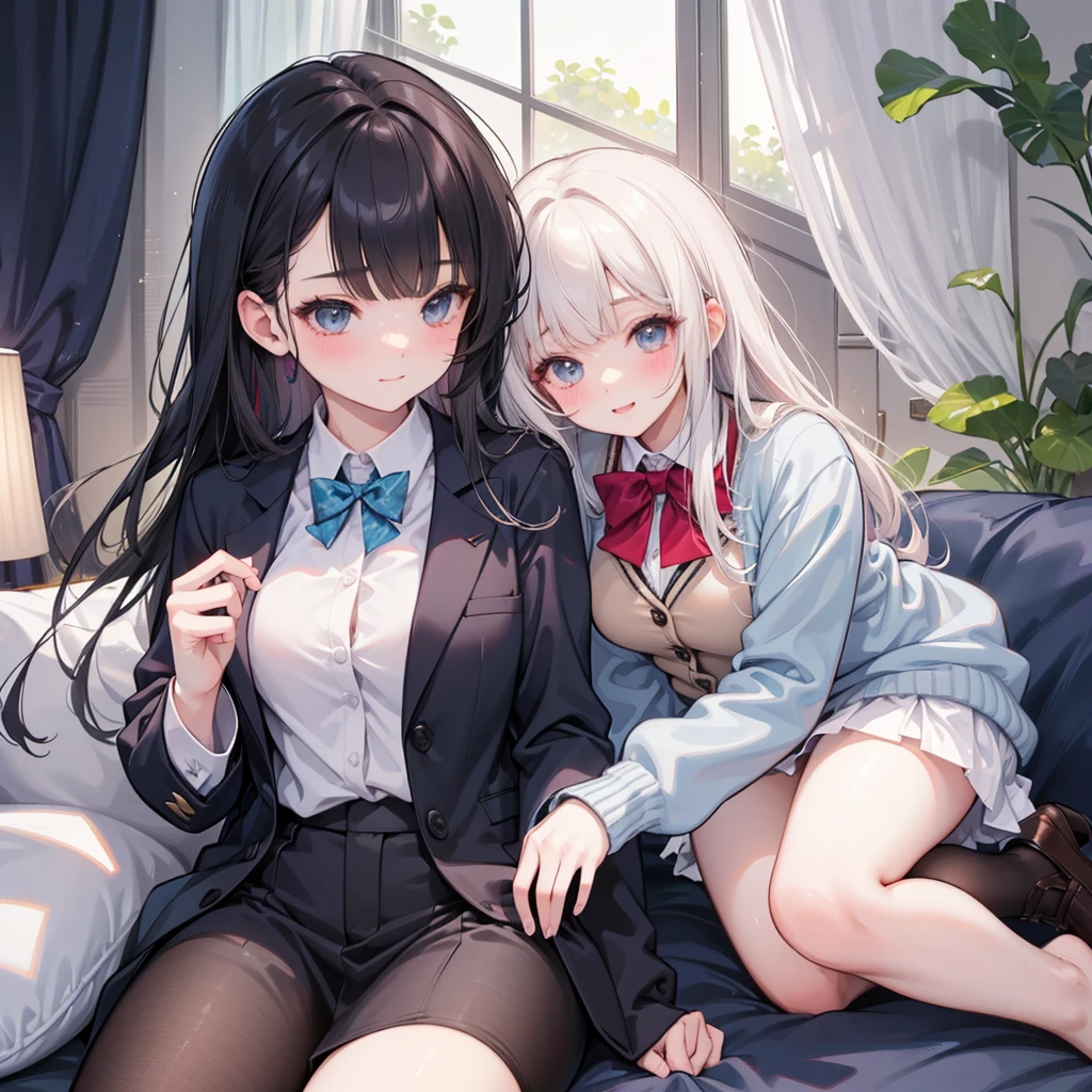 middle School girls,smile,Beautiful girls,The best quality to get you horny,Perfect Girl,Super cute girl,uniform,blazer,cardigan,Long Hair、She has her bangs down,Ultra HD,Young girl,Sex,Naughty Girls,Blowjob,Full body image,Disorganized,Beautiful girls,The room,