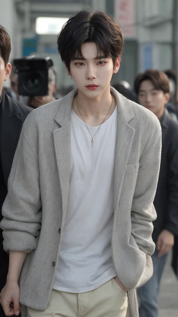 Hyun Jun Hull, actor and K-pop idol, has more realistic hair and clothes