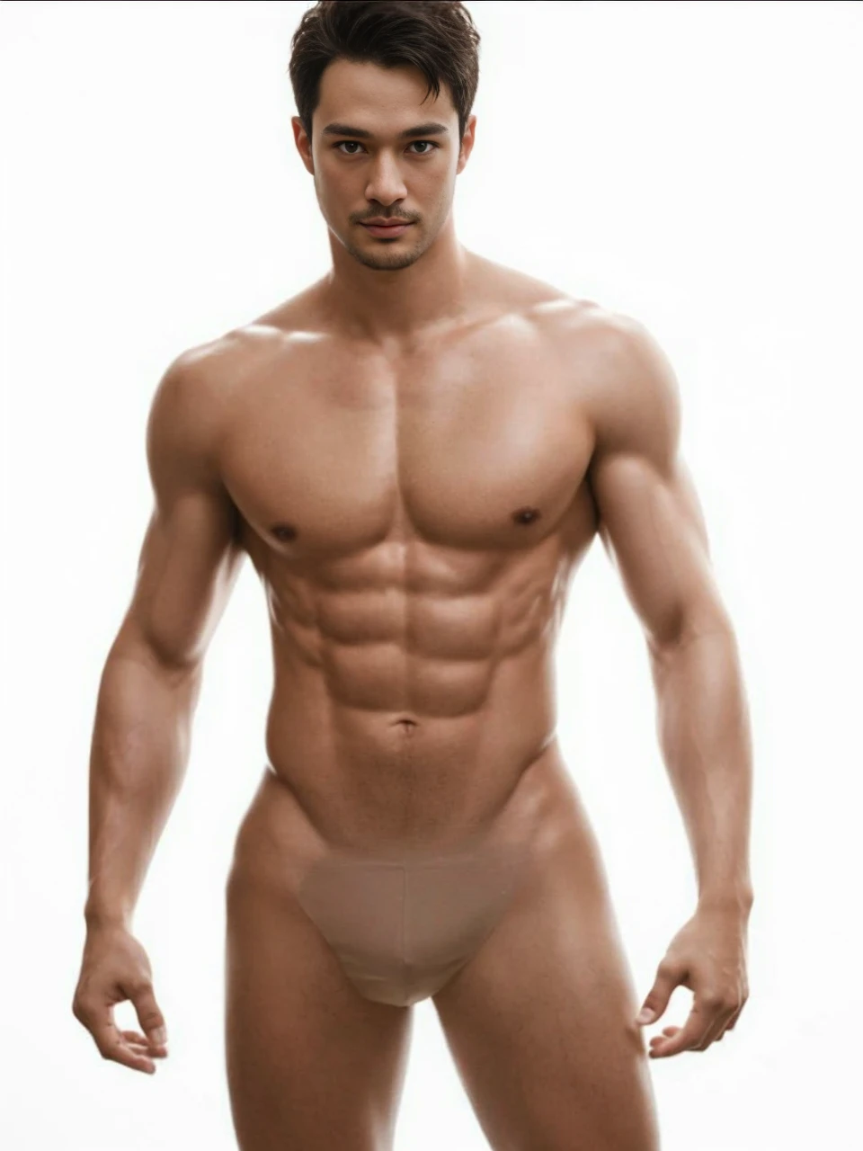 Quarter Body photorealistic handsome Hunky Forest Spirit, skin made leaves and vines filigree, holding a glowing emerald jewel staff,. Forest as background face frontal camera focus asymmetrical face details,charachter, beautiful, devian art, trending artstation, digital art, detailed, realistic, humanoide, character,cinematic show ,cinematic lights, high textures, high resolution, dreamlikeart,